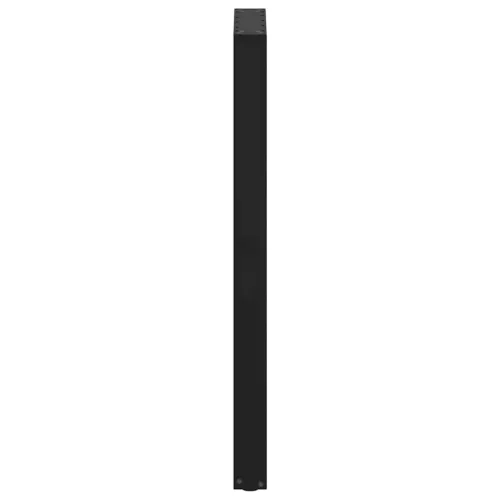  2 db fekete U-alakú acél bárasztalláb 50 x (110-111) cm