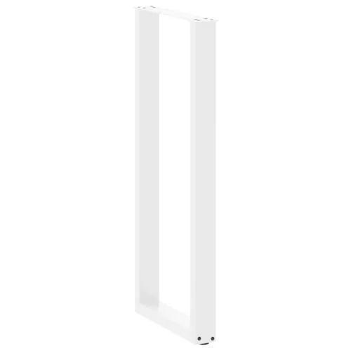  2 db fehér U alakú bárasztalláb 50 x (110-111) cm acél