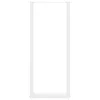  2 db fehér U alakú bárasztalláb 50 x (110-111) cm acél