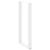  2 db U alakú bárasztalláb, fehér, 60 x (110-111) cm, acél