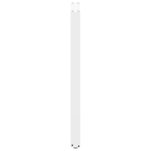  2 db U alakú bárasztalláb, fehér, 60 x (110-111) cm, acél