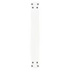  2 db U alakú bárasztalláb, fehér, 60 x (110-111) cm, acél