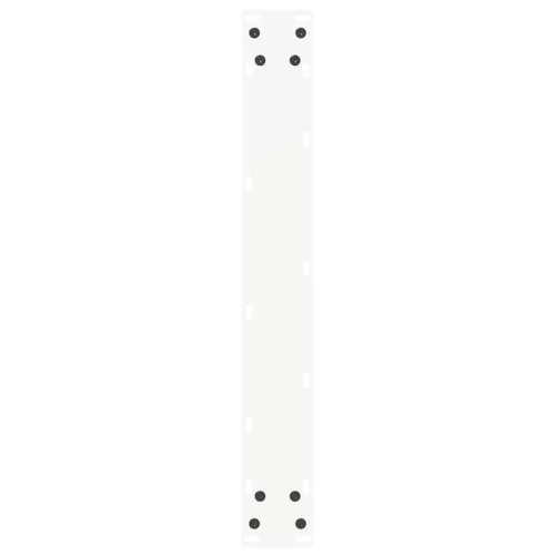  2 db U alakú bárasztalláb, fehér, 60 x (110-111) cm, acél