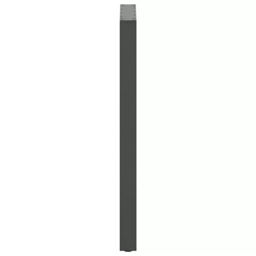  2 db antracitszürke acél bárasztal láb U alakú 60 x (110-111) cm