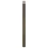  2 db U alakú bárasztalláb natúr acélból 60x(110-111) cm