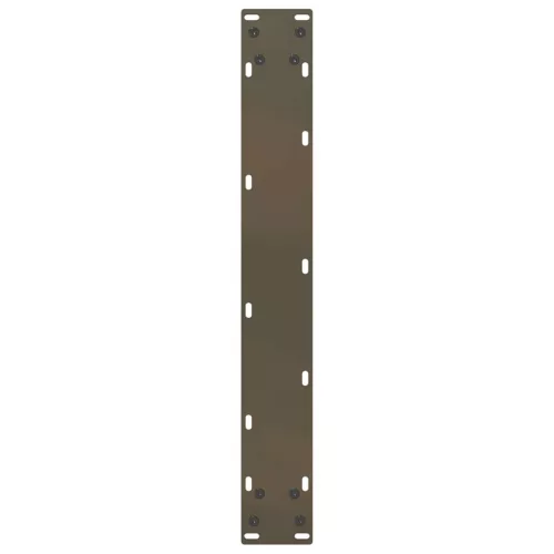  2 db U alakú bárasztalláb natúr acélból 60x(110-111) cm