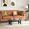  2 db fekete acél dohányzóasztal láb 30 x (30-31) cm