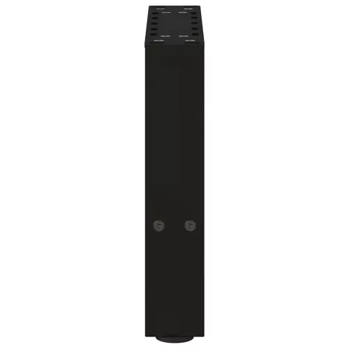  2 db fekete acél dohányzóasztal láb 30 x (30-31) cm