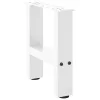  2 db fehér dohányzóasztal láb 30 x (30-31) cm acél
