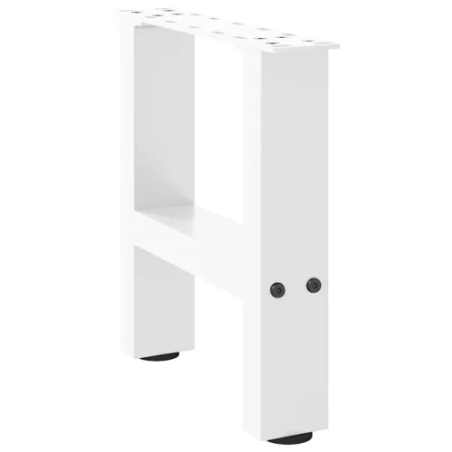  2 db fehér dohányzóasztal láb 30 x (30-31) cm acél