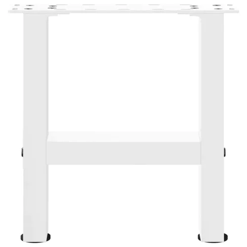  2 db fehér dohányzóasztal láb 30 x (30-31) cm acél