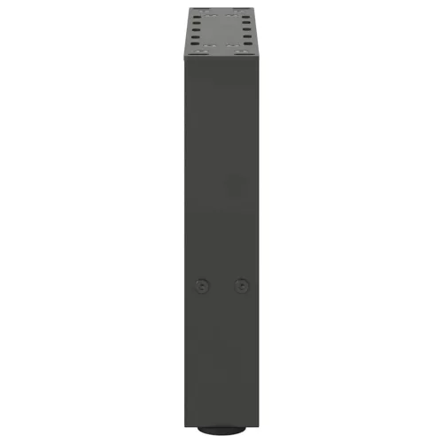  2 db antracitszürke acél dohányzóasztal láb 30x(30-31) cm