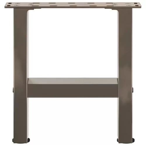  2 db natúr acél dohányzóasztal láb 30 x (30-31) cm acél
