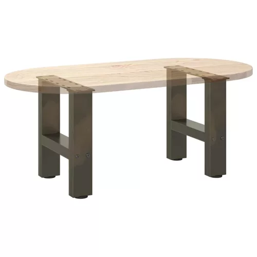  2 db natúr acél dohányzóasztal láb 30 x (30-31) cm acél