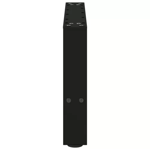  2 db fekete acél dohányzóasztal láb 50 x (30-31) cm