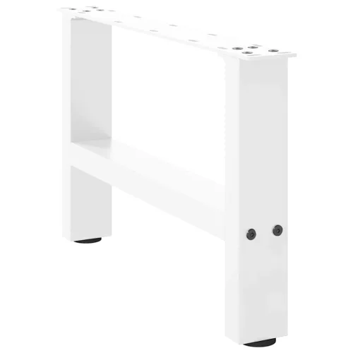  2 db fehér dohányzóasztal láb 50 x (30-31) cm acél