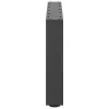  2 db antracitszürke acél dohányzóasztal láb 50x(30-31) cm