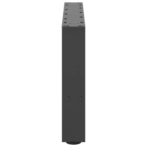  2 db antracitszürke acél dohányzóasztal láb 50x(30-31) cm