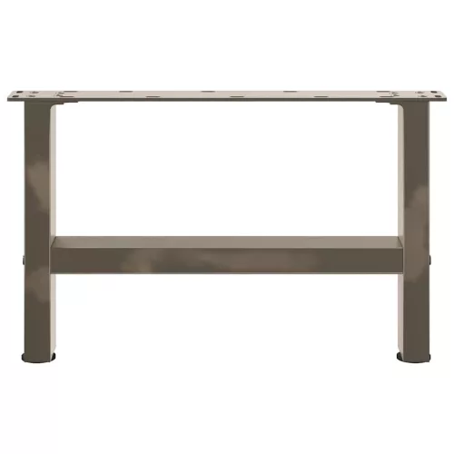  2 db natúr acél dohányzóasztal láb 50 x (30-31) cm acél