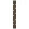  2 db natúr acél dohányzóasztal láb 50 x (30-31) cm acél
