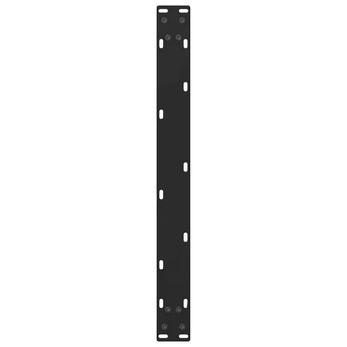  2 db fekete acél dohányzóasztal láb 60 x (30-31) cm
