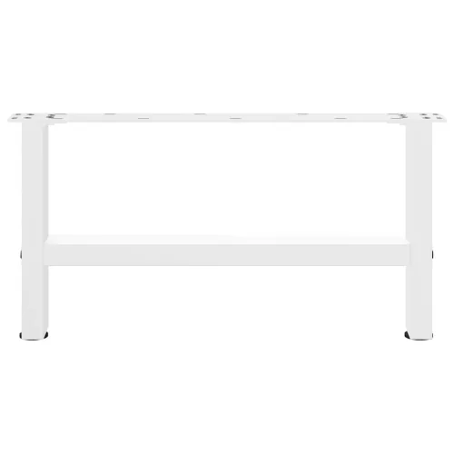  2 db fehér dohányzóasztal láb 60 x (30-31) cm acél