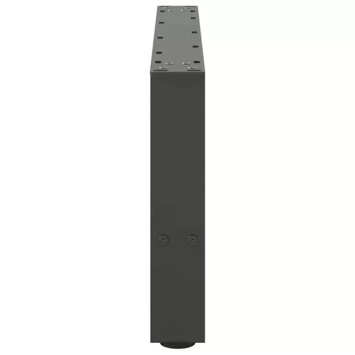 2 db antracitszürke acél dohányzóasztal láb 60 x (30-31) cm