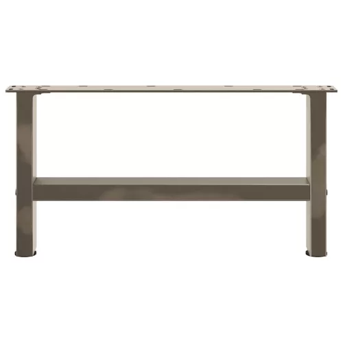 2 db natúr acél dohányzóasztal láb 60 x (30-31) cm acél