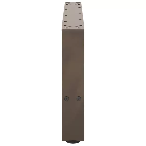  2 db natúr acél dohányzóasztal láb 60 x (30-31) cm acél