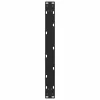  2 db fekete acél dohányzóasztal láb 70 x (30-31) cm