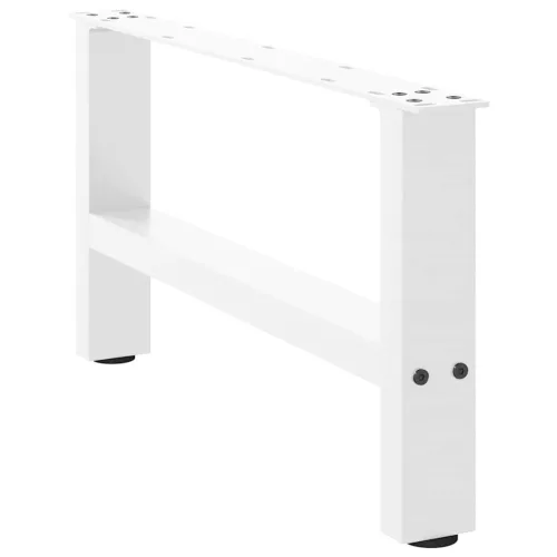  2 db fehér dohányzóasztal láb 70 x (30-31) cm acél