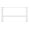  2 db fehér dohányzóasztal láb 70 x (30-31) cm acél