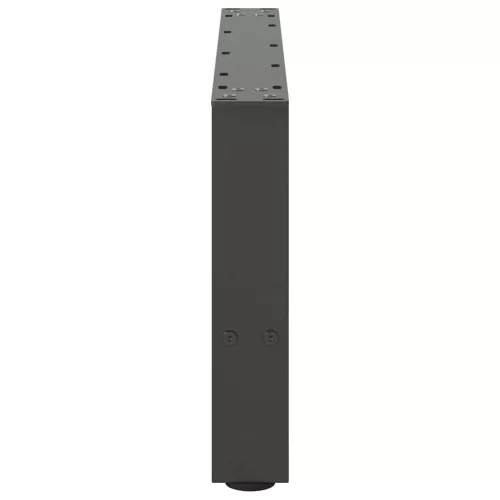  2 db antracitszürke acél dohányzóasztal láb 70 x (30-31) cm