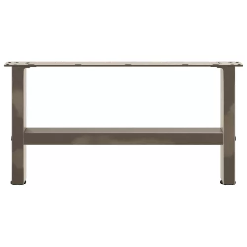  2 db natúr acél dohányzóasztal láb 70 x (30-31) cm acél