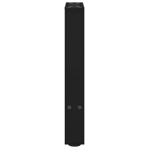  2 db fekete acél dohányzóasztal láb 28 x (42-43) cm