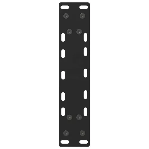  2 db fekete acél dohányzóasztal láb 28 x (42-43) cm