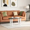  2 db fehér dohányzóasztal láb 28 x (42-43) cm acél