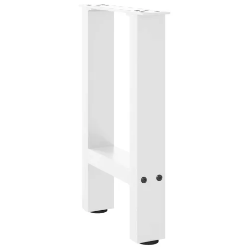  2 db fehér dohányzóasztal láb 28 x (42-43) cm acél