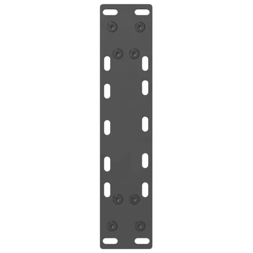  2 db antracitszürke acél dohányzóasztal láb 28 x (42-43) cm
