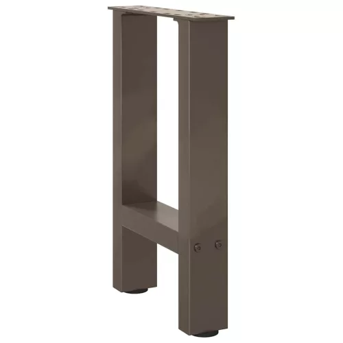 2 db natúr acél dohányzóasztal láb 28 x (42-43) cm acél
