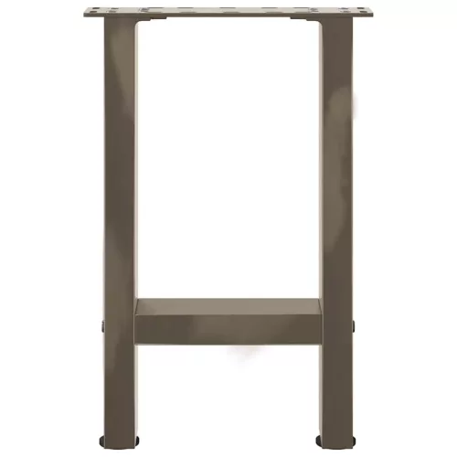  2 db natúr acél dohányzóasztal láb 28 x (42-43) cm acél
