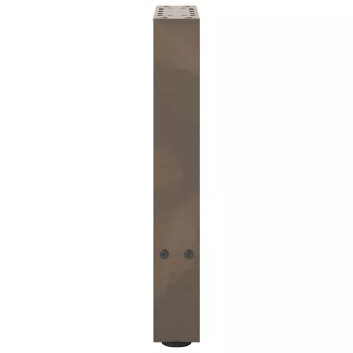  2 db natúr acél dohányzóasztal láb 28 x (42-43) cm acél