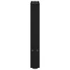  2 db fekete acél dohányzóasztal láb 38 x (42-43) cm
