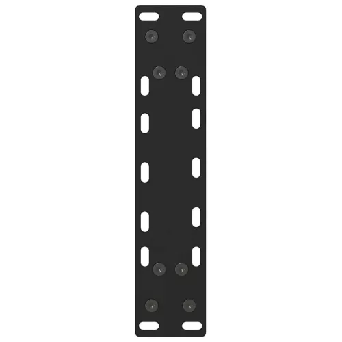  2 db fekete acél dohányzóasztal láb 38 x (42-43) cm