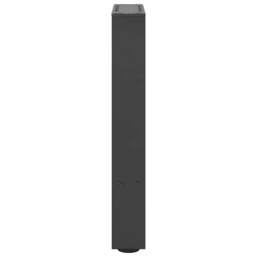  2 db antracitszürke acél dohányzóasztal láb 38x(42-43) cm