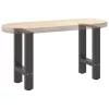  2 db antracitszürke acél dohányzóasztal láb 38x(42-43) cm