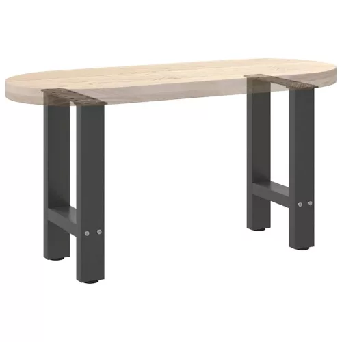  2 db antracitszürke acél dohányzóasztal láb 38x(42-43) cm