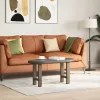  2 db natúr acél dohányzóasztal láb 38x(42-43) cm acél