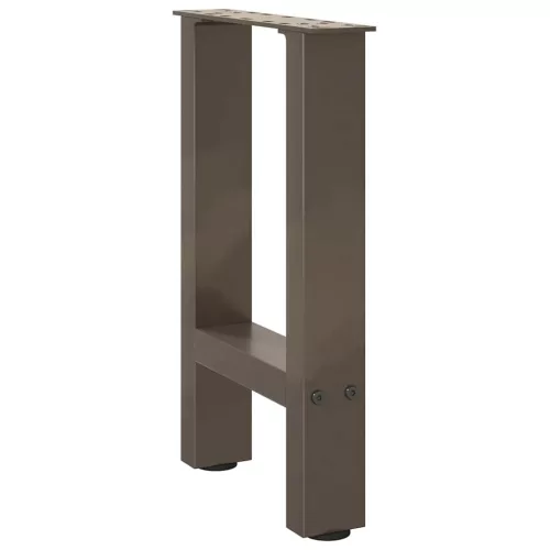  2 db natúr acél dohányzóasztal láb 38x(42-43) cm acél
