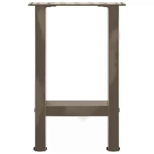  2 db natúr acél dohányzóasztal láb 38x(42-43) cm acél